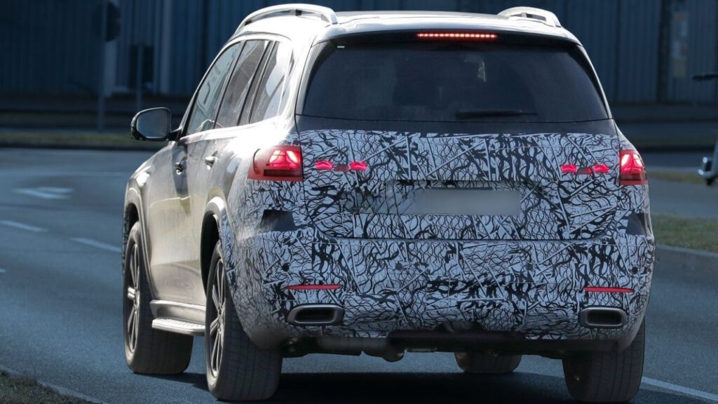 2027 Mercedes GLS Rear Spy Shots