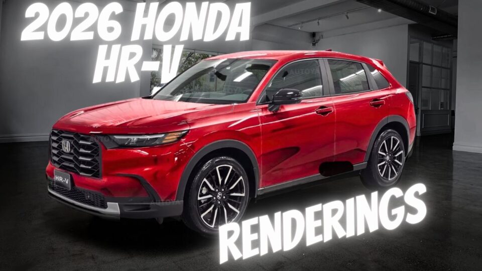 2026 Honda HR-V Facelift Renderings Preview Bold Refresh for America’s Entry-Level CUV